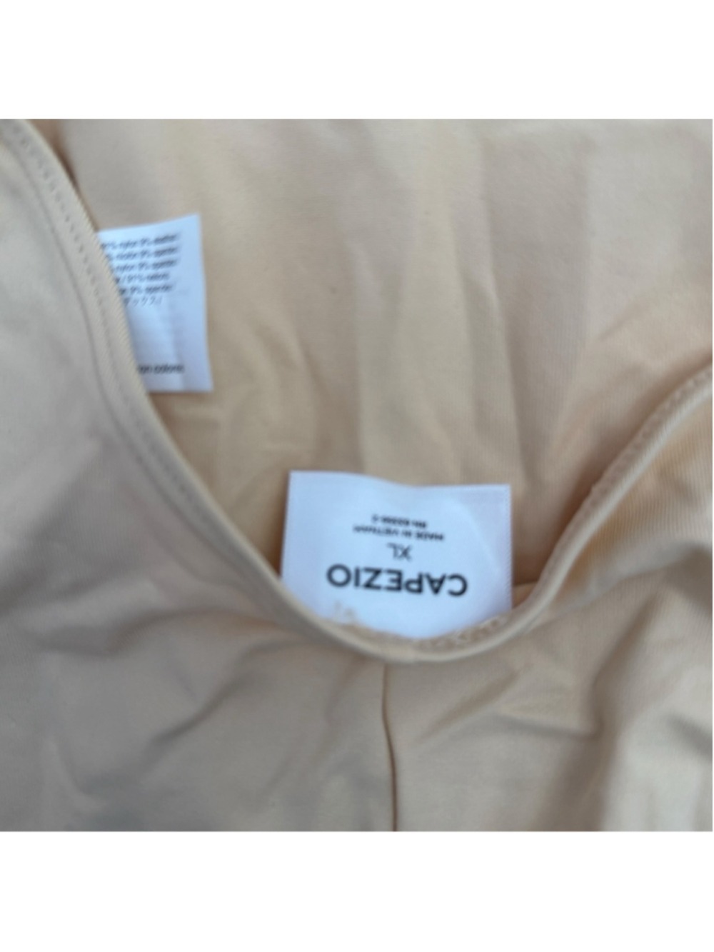 Capezio Bratek Leotard Nude Beige XL NWT - Picture 5 of 7